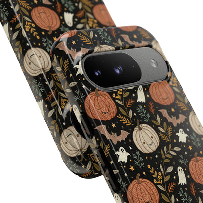 Spooky Halloween Boho Pattern Tough Phone Case