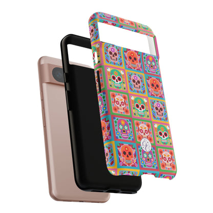 Colorful Sugar Skull Halloween Phone Case