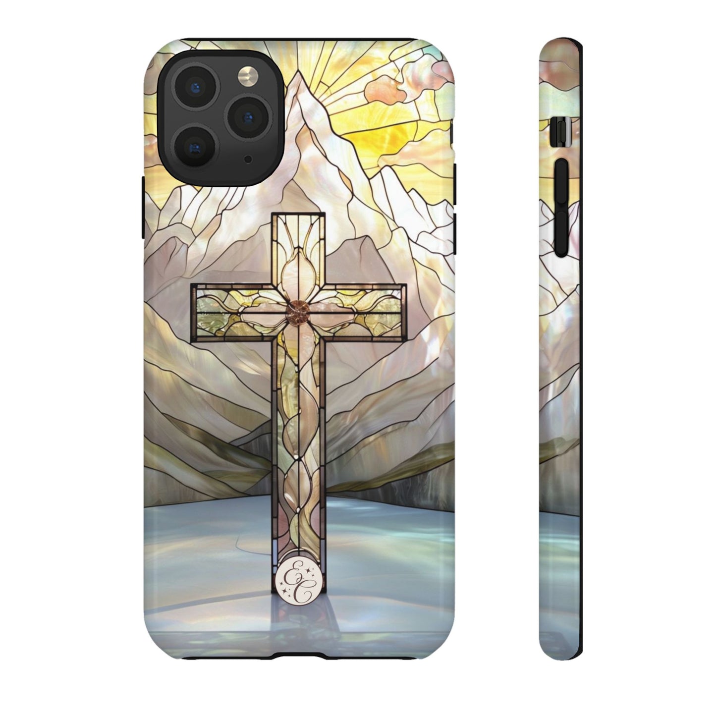 Stained Glass Cross Tough Phone Case
