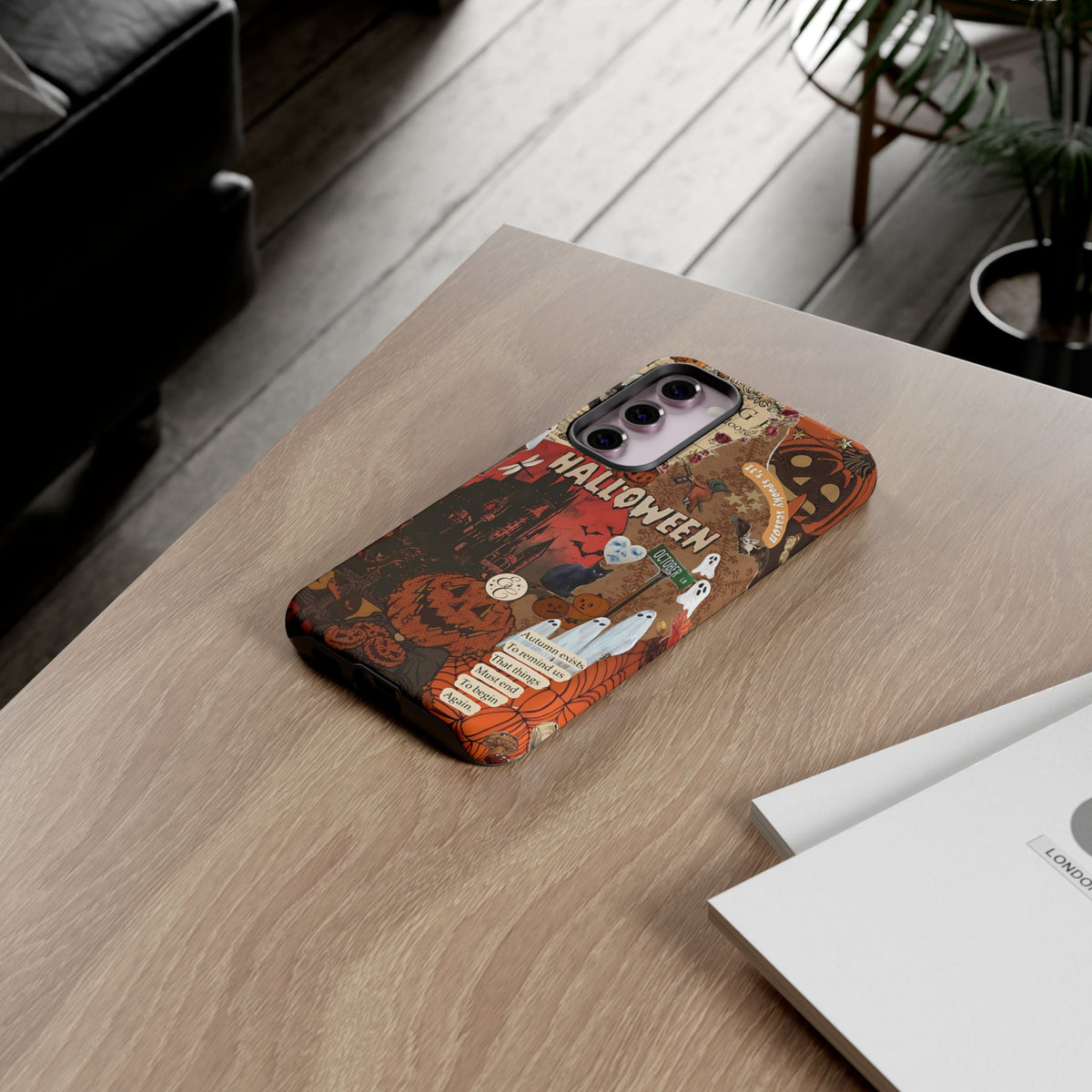 Spooky Season Vintage Collage Phone Case