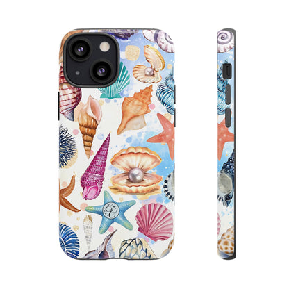 Colorful Sea Shells Tough Phone Case