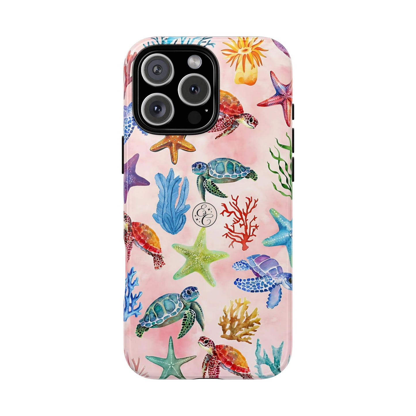 Colorful Marine Life Tough Phone Case