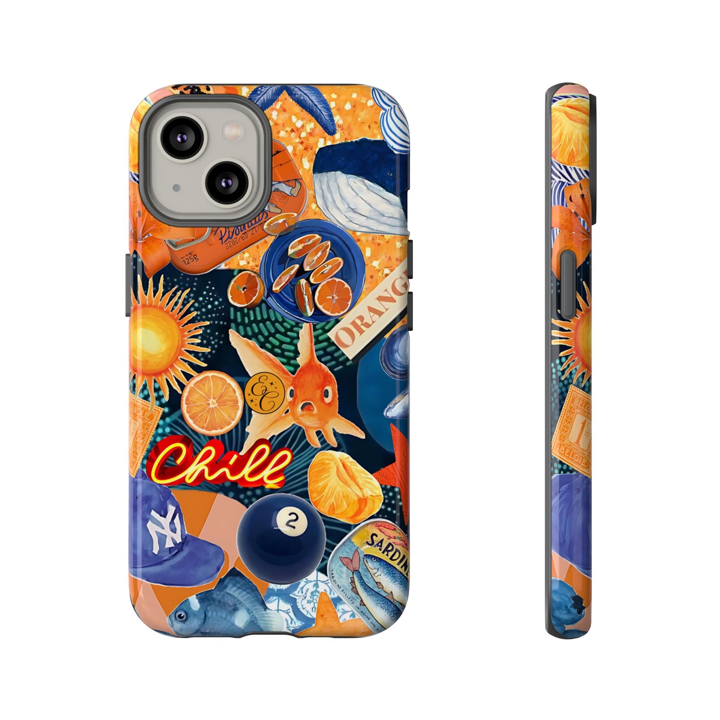 Nautical and Citrus Tough Phone Case