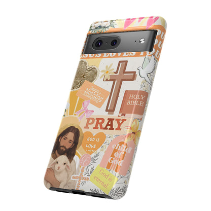 Christian Collage Tough Phone Case