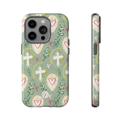Christian Cross Boho Pattern Tough Phone Case