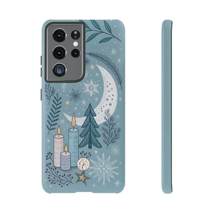 Winter Moon & Candles Tough Phone Case