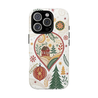 Cozy Christmas Ornament Tough Phone Case