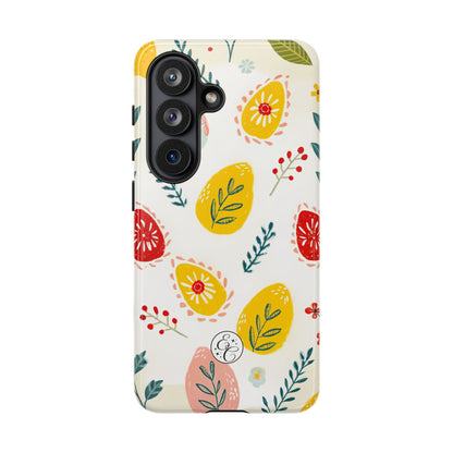 Colorful Easter Egg Pattern Tough Phone Case