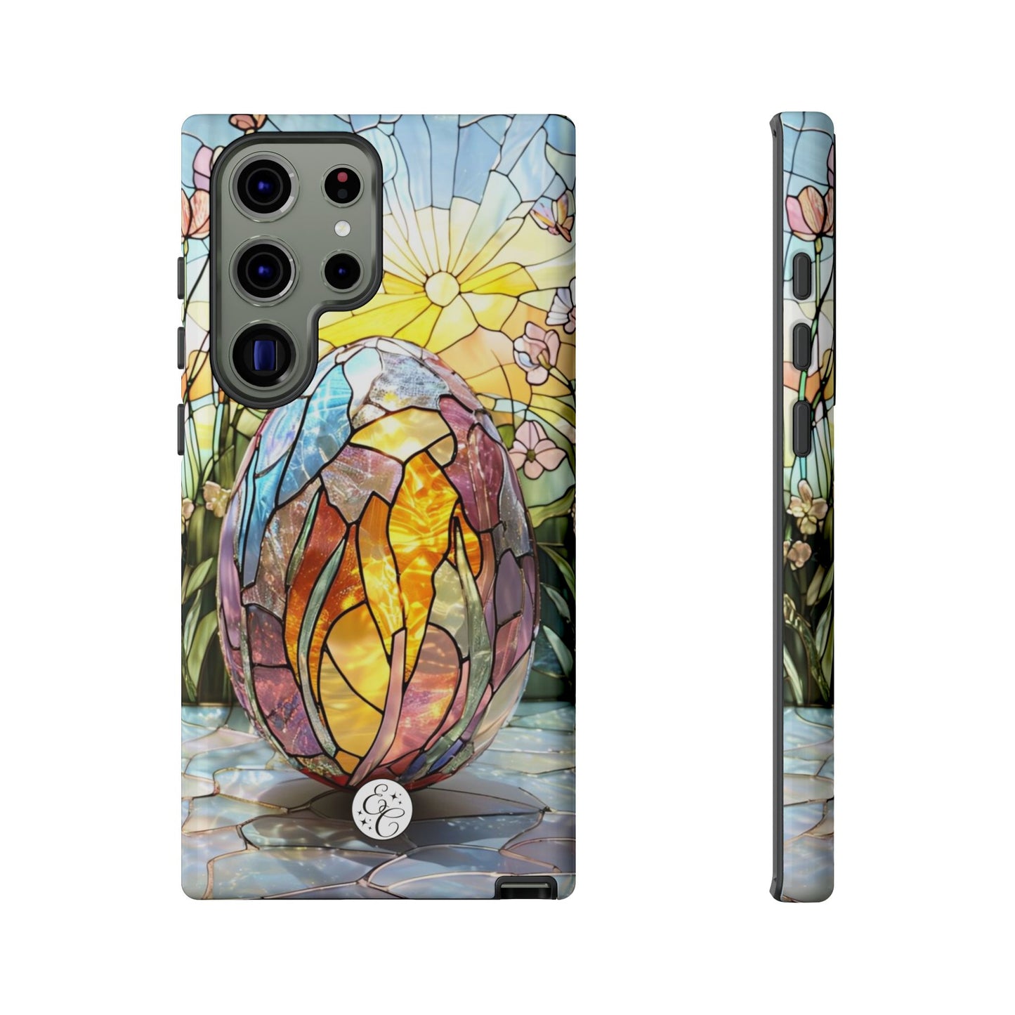 Easter Egg Stained Glass Tough Phone Case