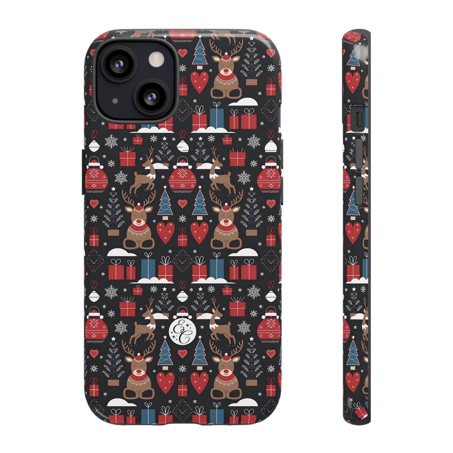 Christmas Holiday Pattern Tough Phone Case