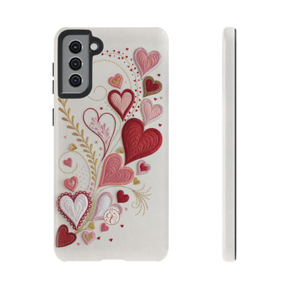Hearts Pattern Tough Phone Case