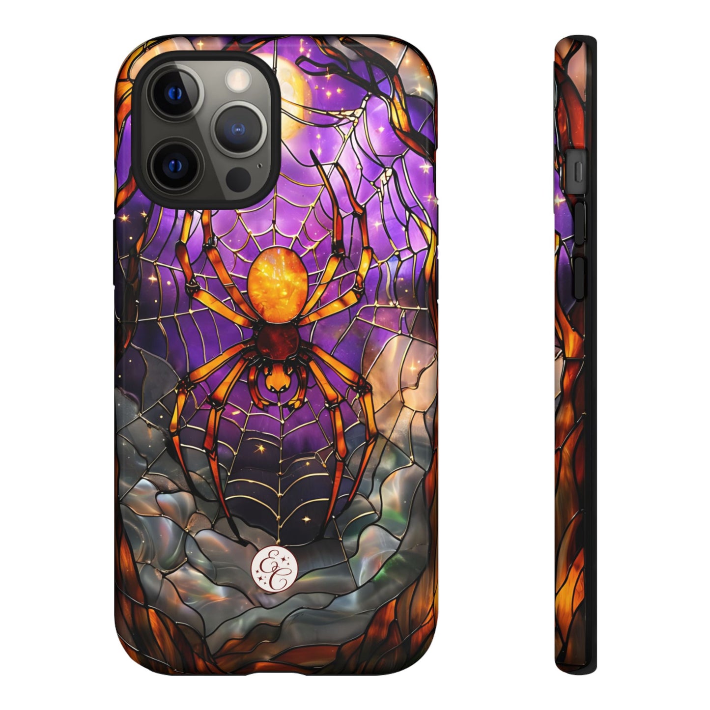 Stained Glass Spider Tough Phone Case