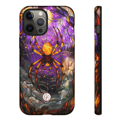 Stained Glass Spider Tough Phone Case