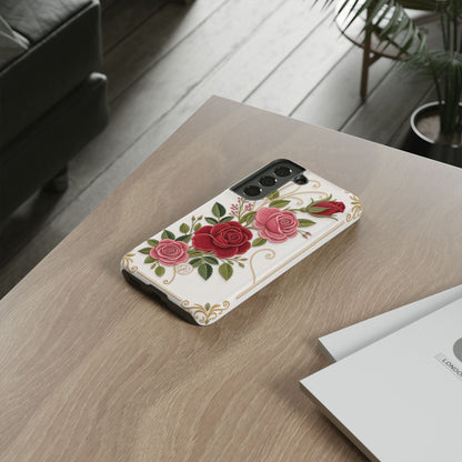 Elegant Rose Garden Tough Phone Case