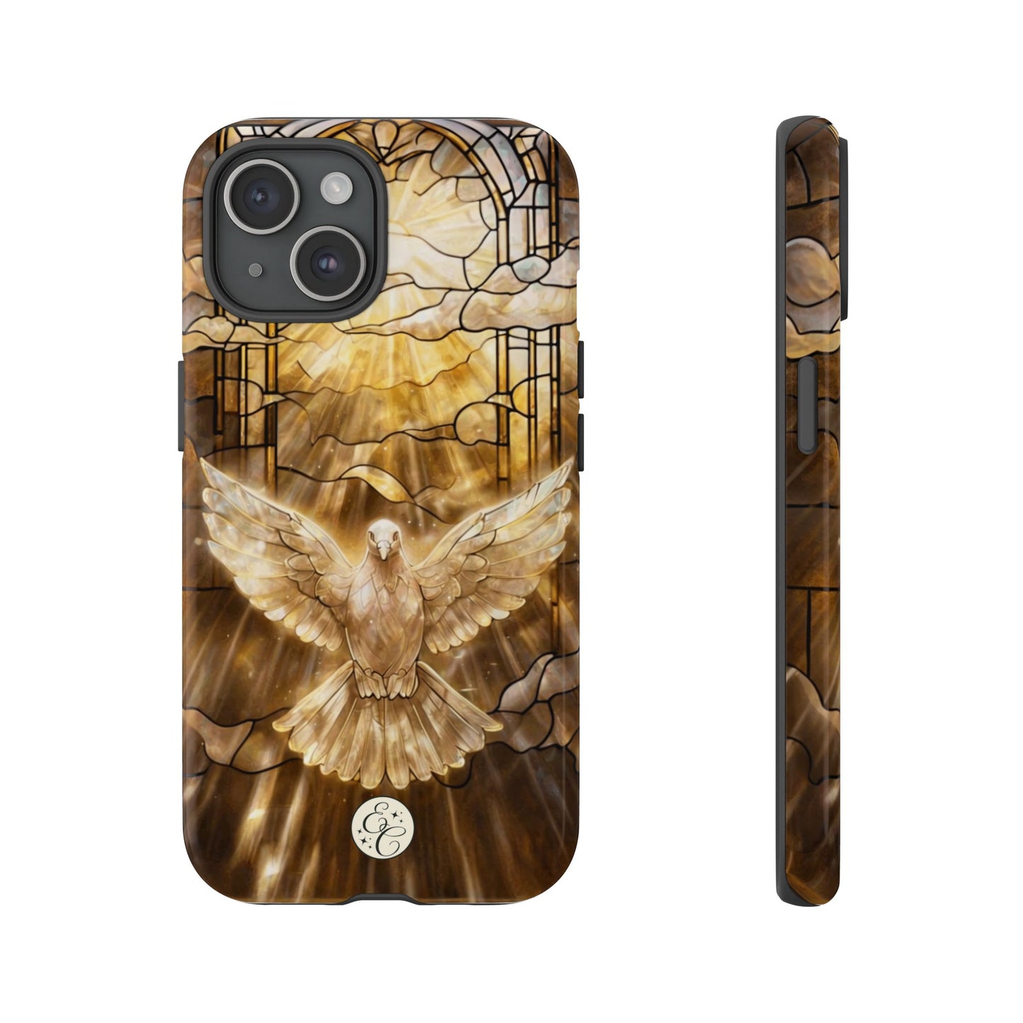 Holy Spirit Stained Glass Tough Phone Case