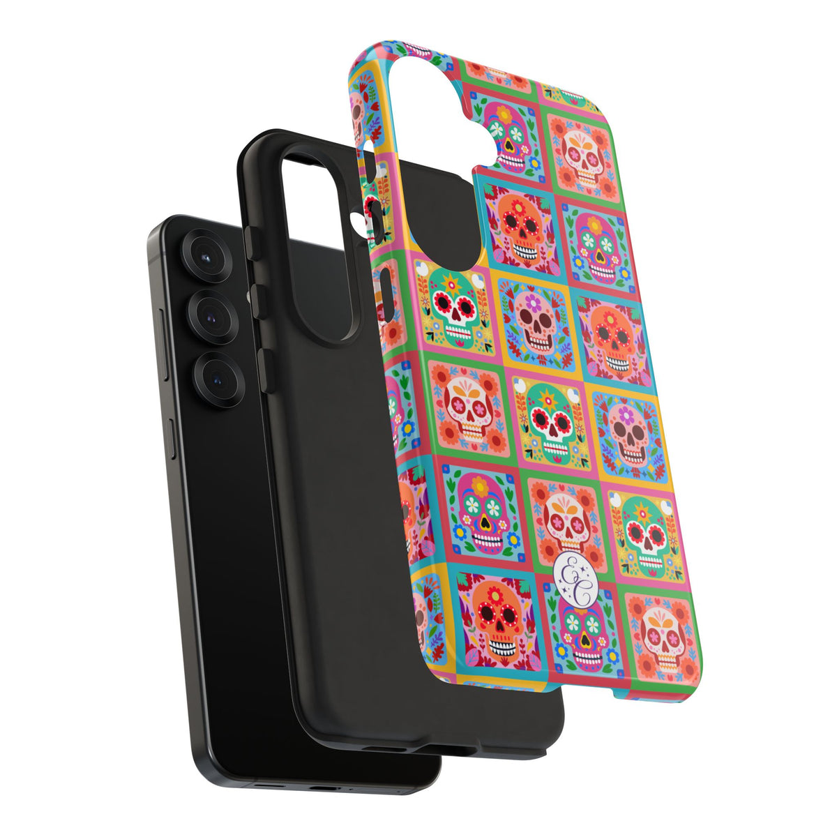 Colorful Sugar Skull Halloween Phone Case