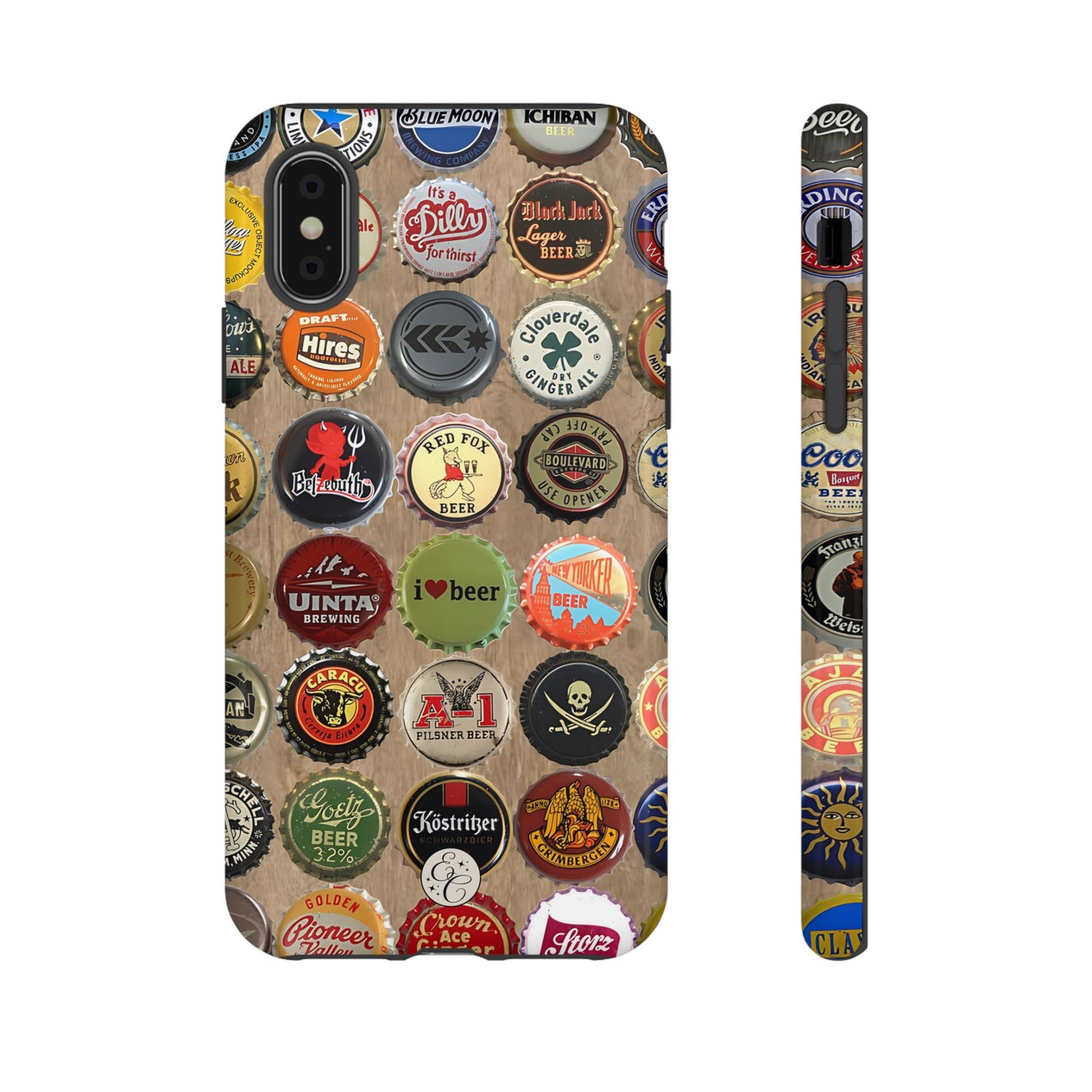 Beer Bottle Caps Tough Phone Case