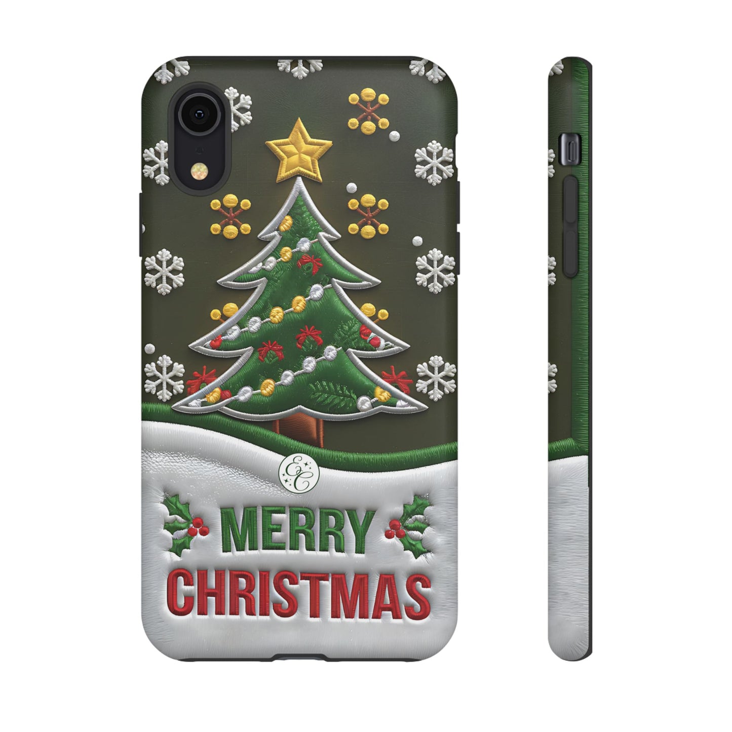 Merry Christmas Tree Tough Phone Case