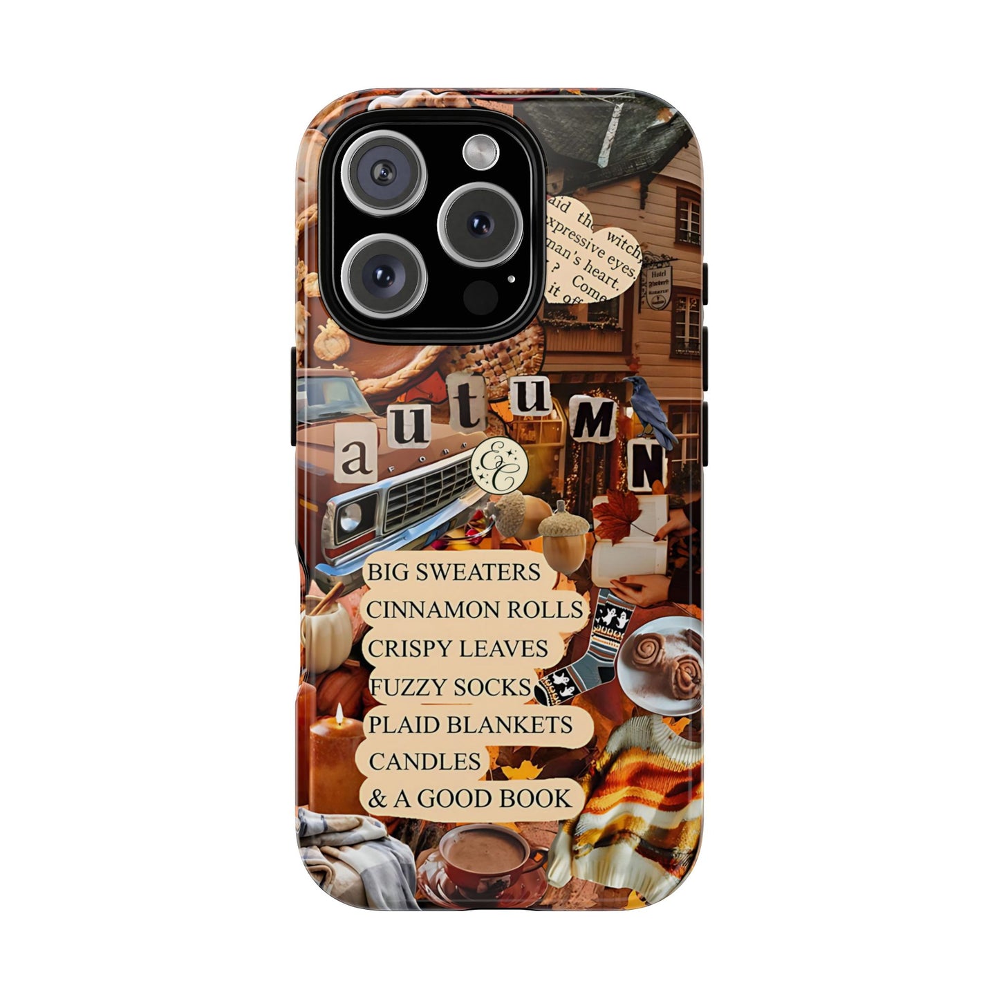 Autumn Aesthetic Collage Tough Phone Case