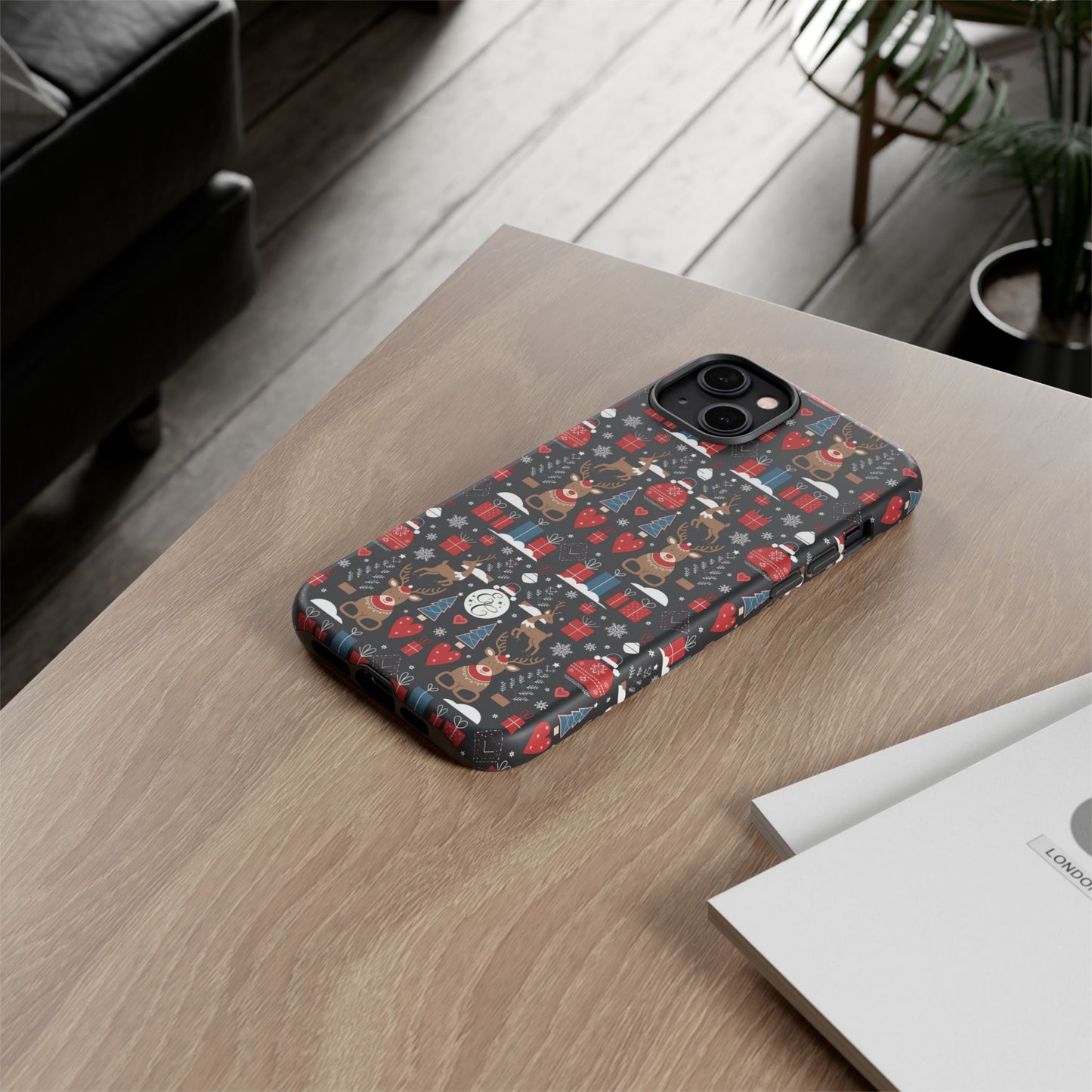 Christmas Holiday Pattern Tough Phone Case