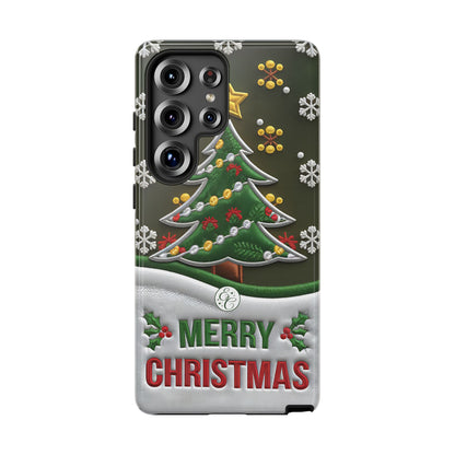 Merry Christmas Tree Tough Phone Case