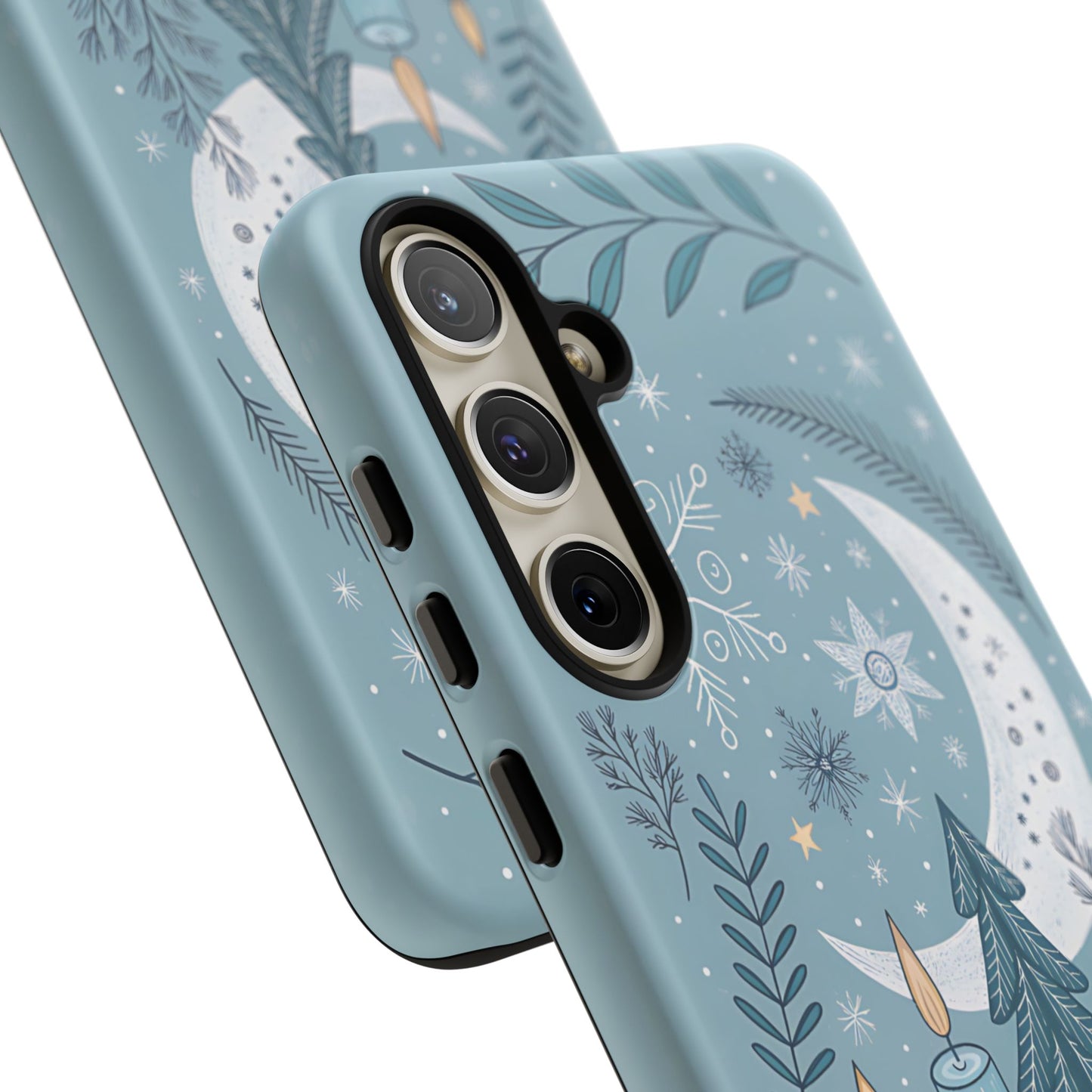 Winter Moon & Candles Tough Phone Case