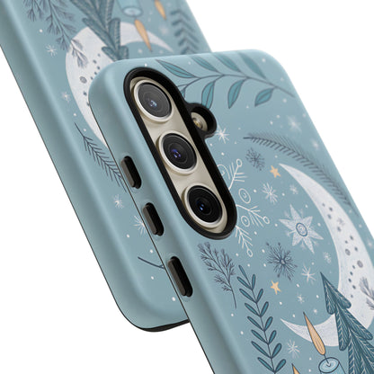Winter Moon & Candles Tough Phone Case