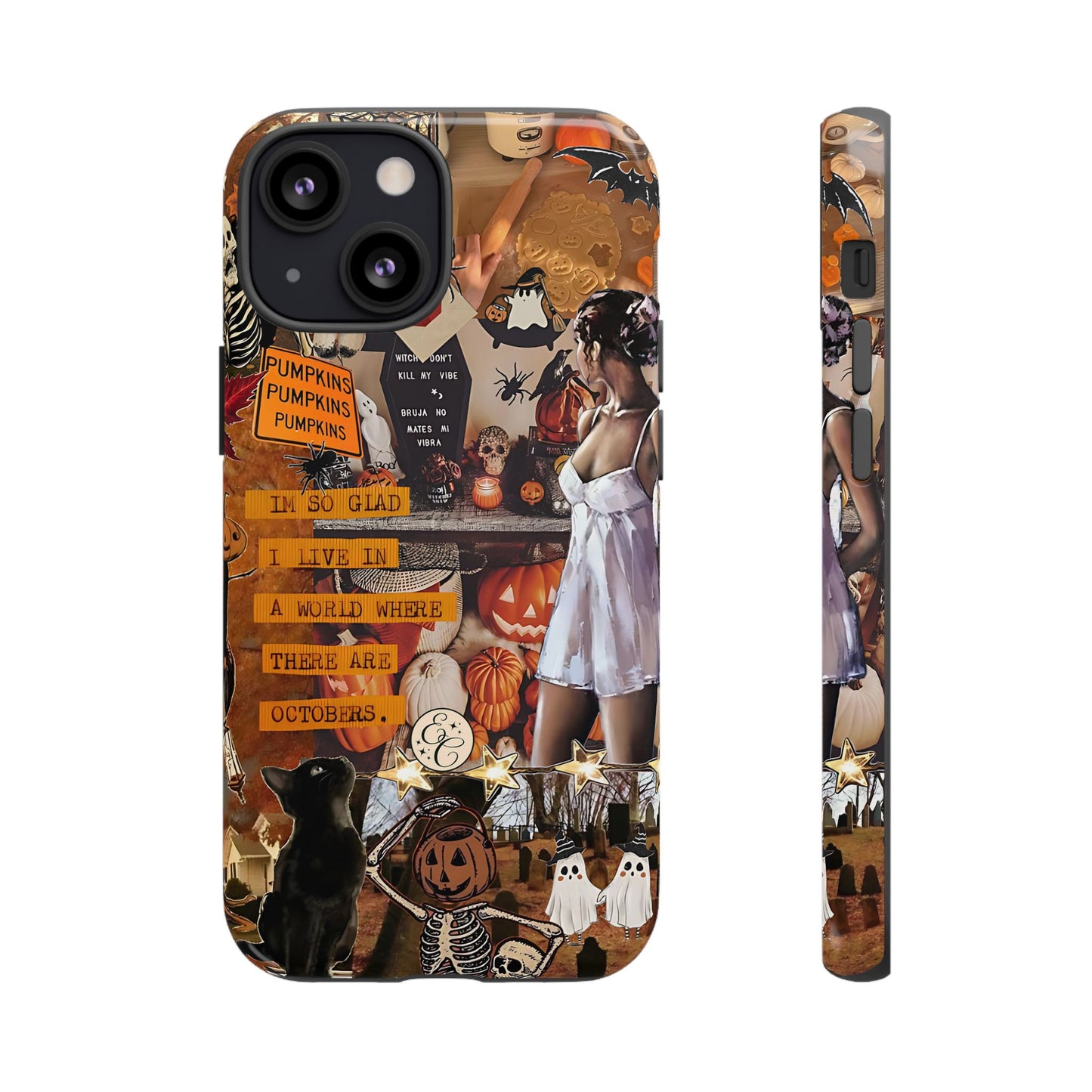 Halloween Aesthetic Collage Tough Phone Case