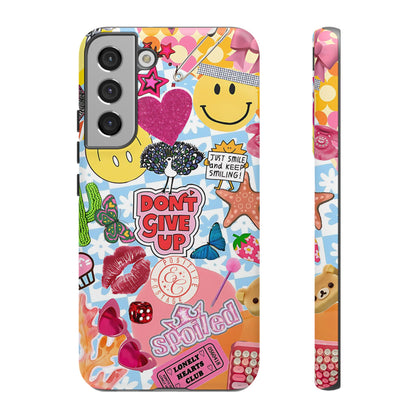 Pop Art Collage Tough Phone Case