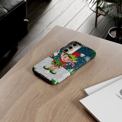 Christmas Naughty Elf Tough Phone Case