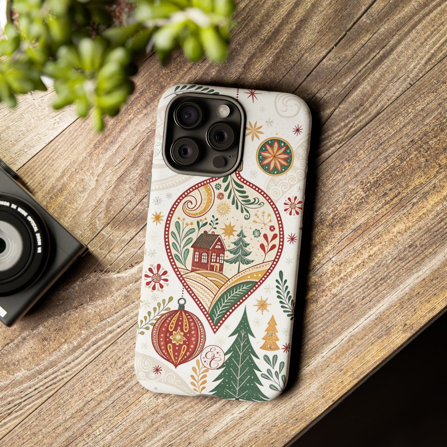 Cozy Christmas Ornament Tough Phone Case