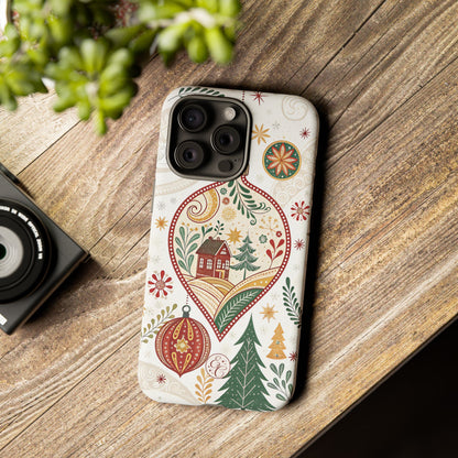Cozy Christmas Ornament Tough Phone Case