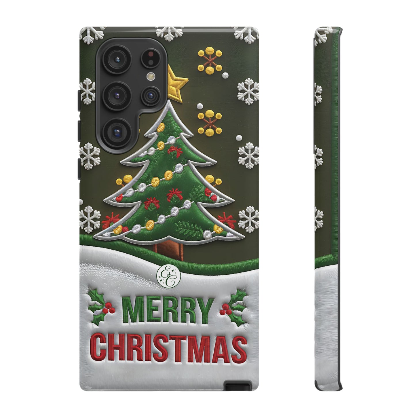 Merry Christmas Tree Tough Phone Case