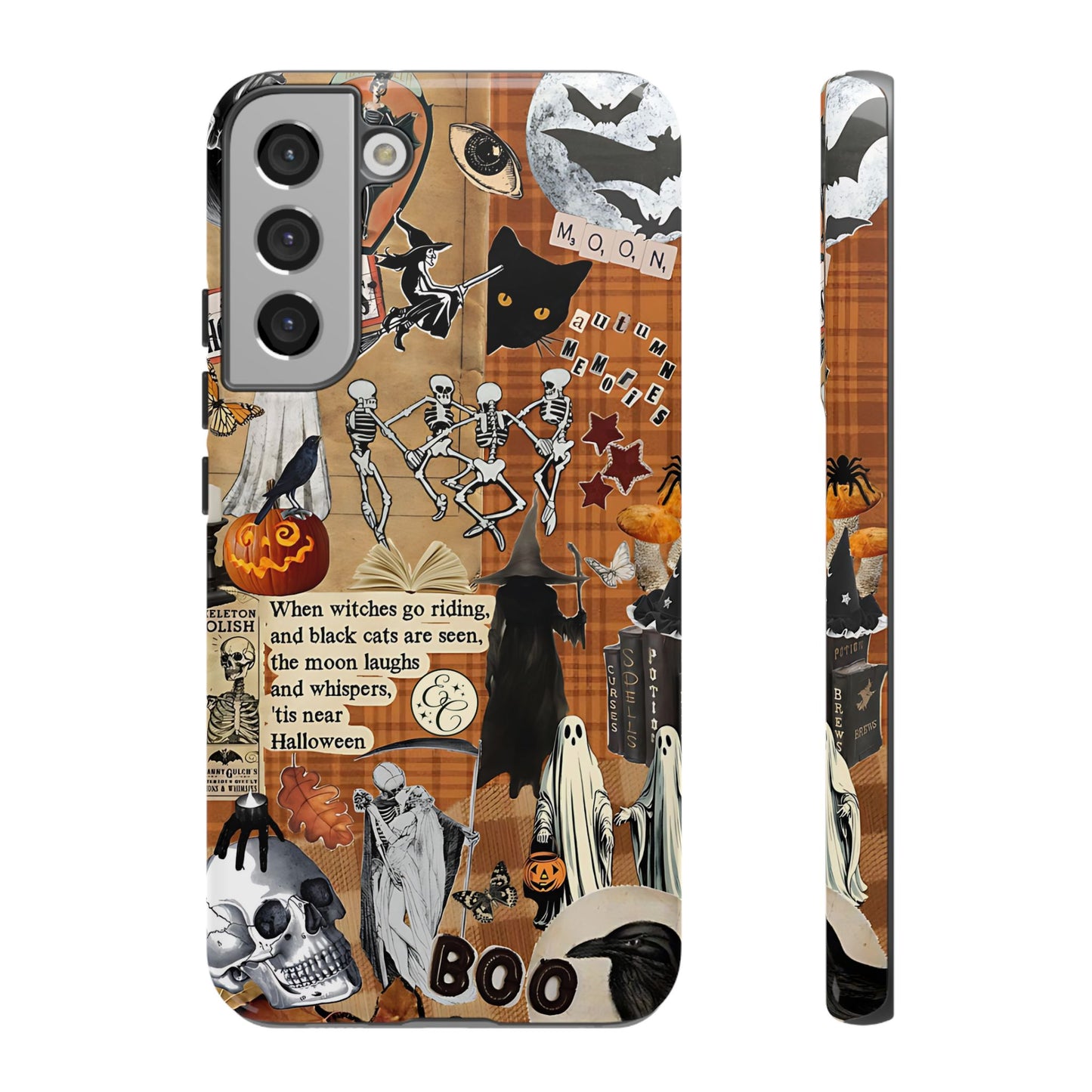 Halloween Spooky Collage Tough Phone Case