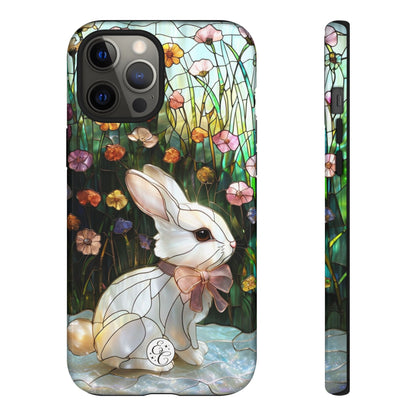 Easter Rabbit Stained Glass Tough Phone Case