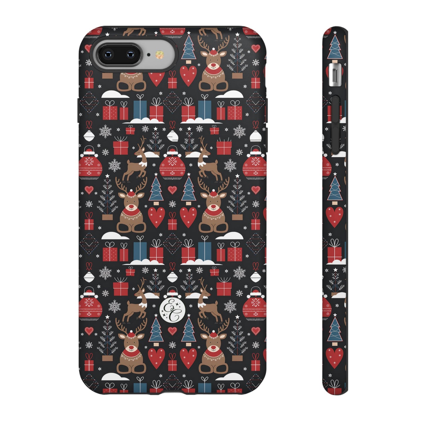 Christmas Holiday Pattern Tough Phone Case