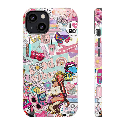 90s Nostalgia Collage Tough Phone Case