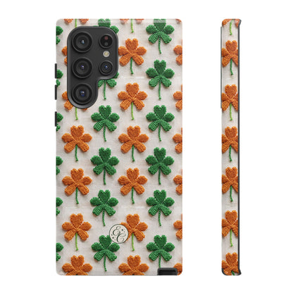 Lucky Shamrock Pattern Tough Phone Case