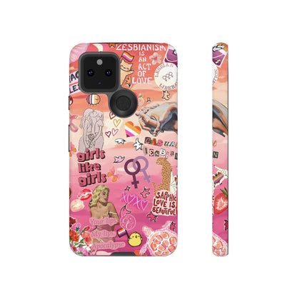 Lesbian Collage Tough Phone Case