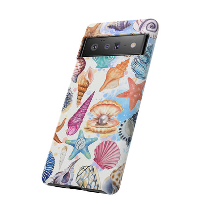 Colorful Sea Shells Tough Phone Case