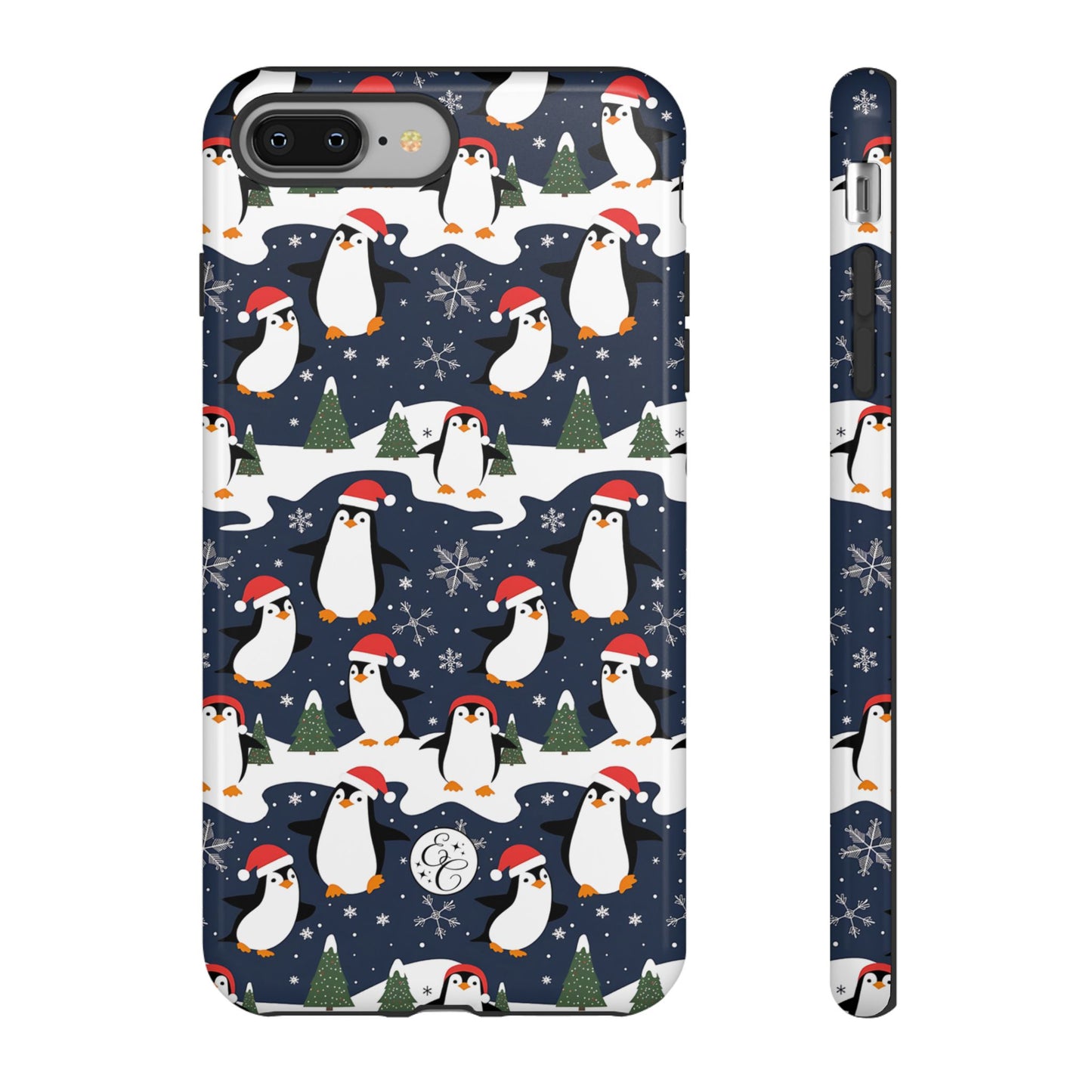 Cute Penguin Christmas Pattern Tough Phone Case