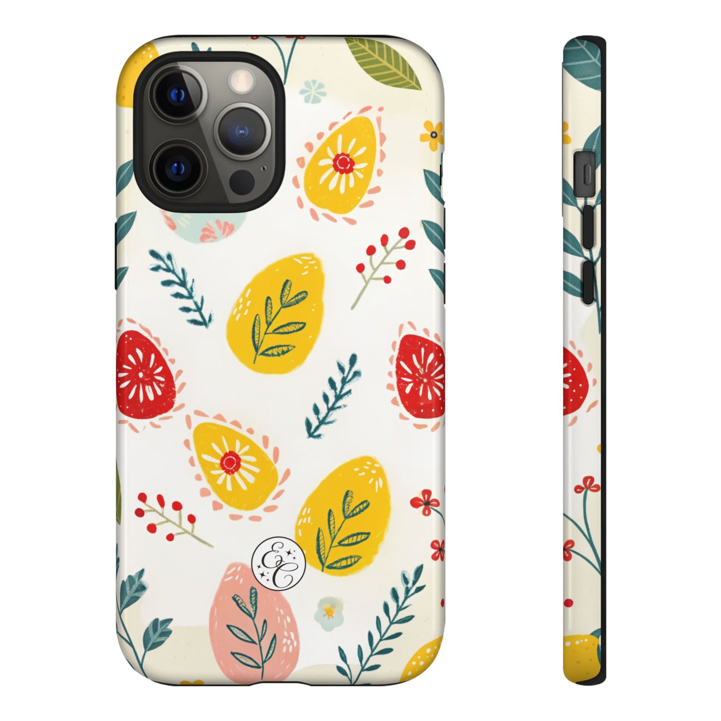Colorful Easter Egg Pattern Tough Phone Case
