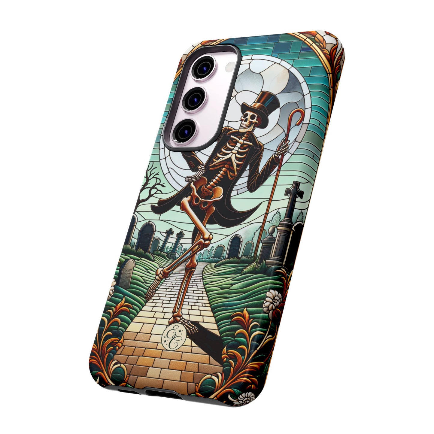 Dancing Skeleton Tough Phone Case