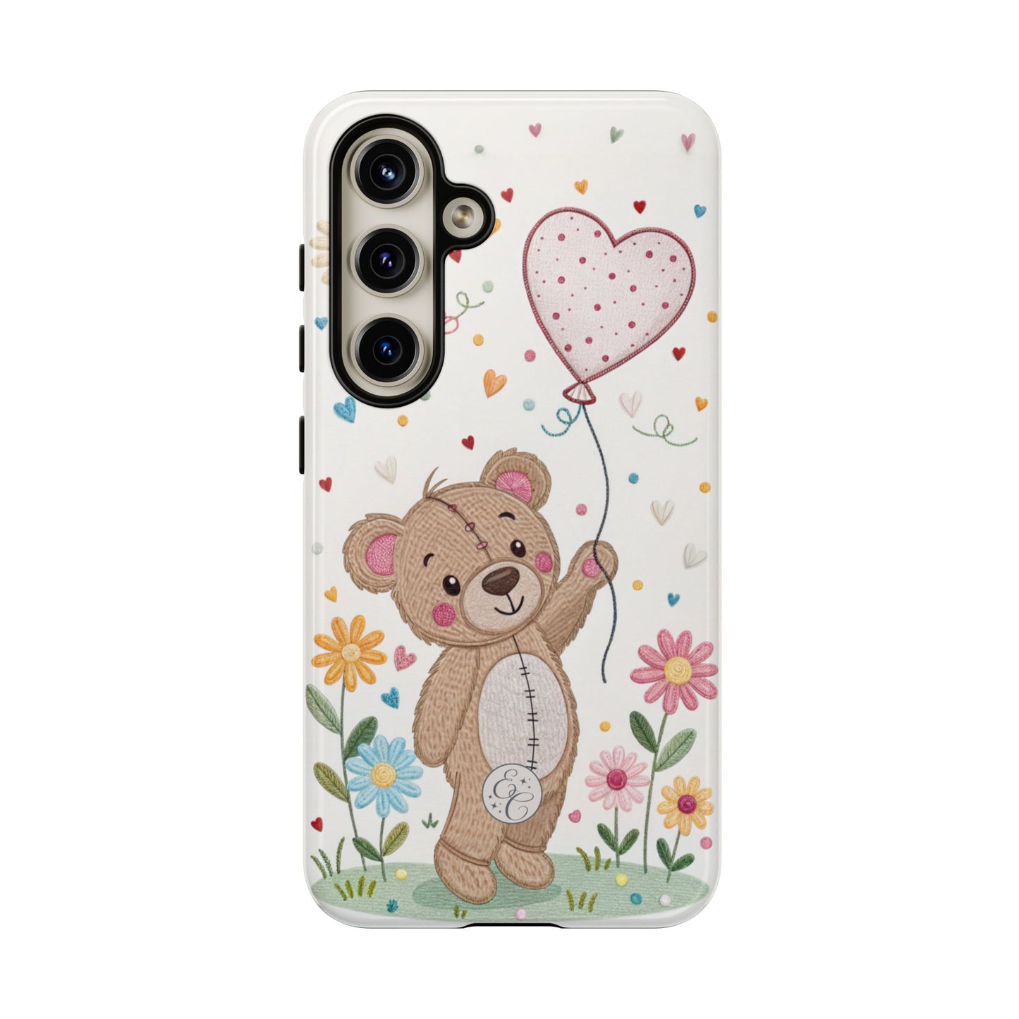 Cute Teddy Bear Tough Phone Case