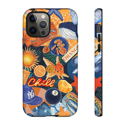 Nautical and Citrus Tough Phone Case