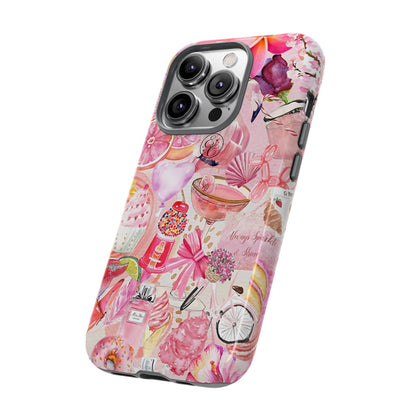 Pink Collage Tough Phone Case