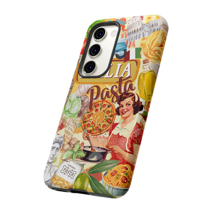 Italian Cuisine Collage Tough Phone Case