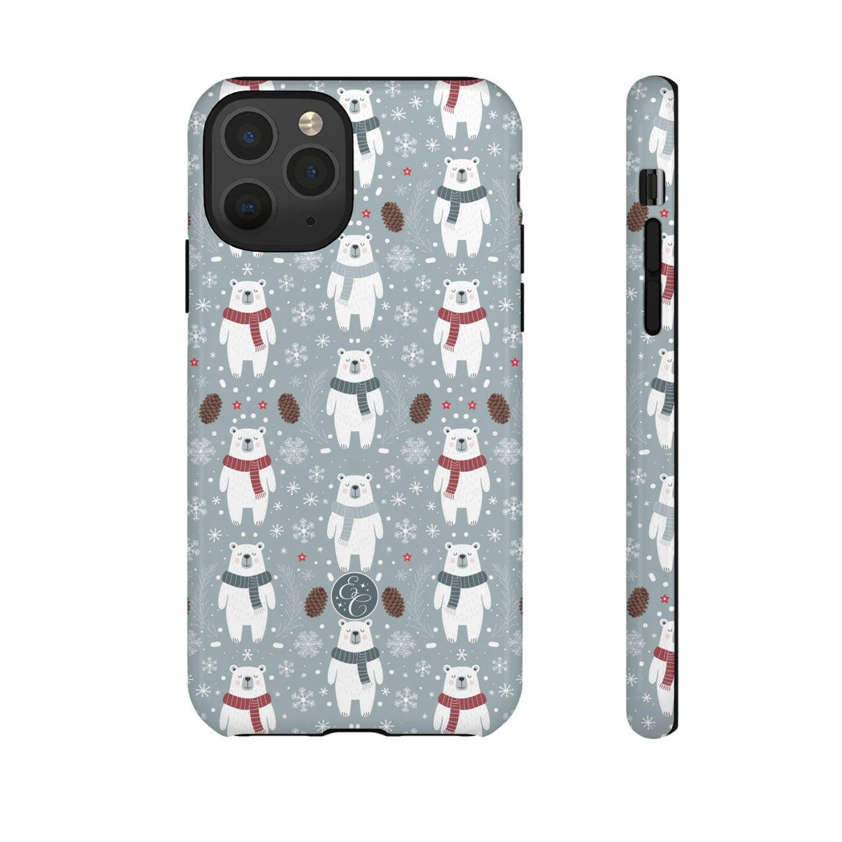 Cute Polar Bear Christmas Phone Case