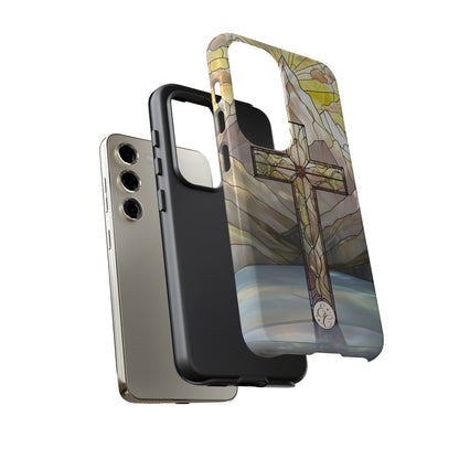 Stained Glass Cross Tough Phone Case