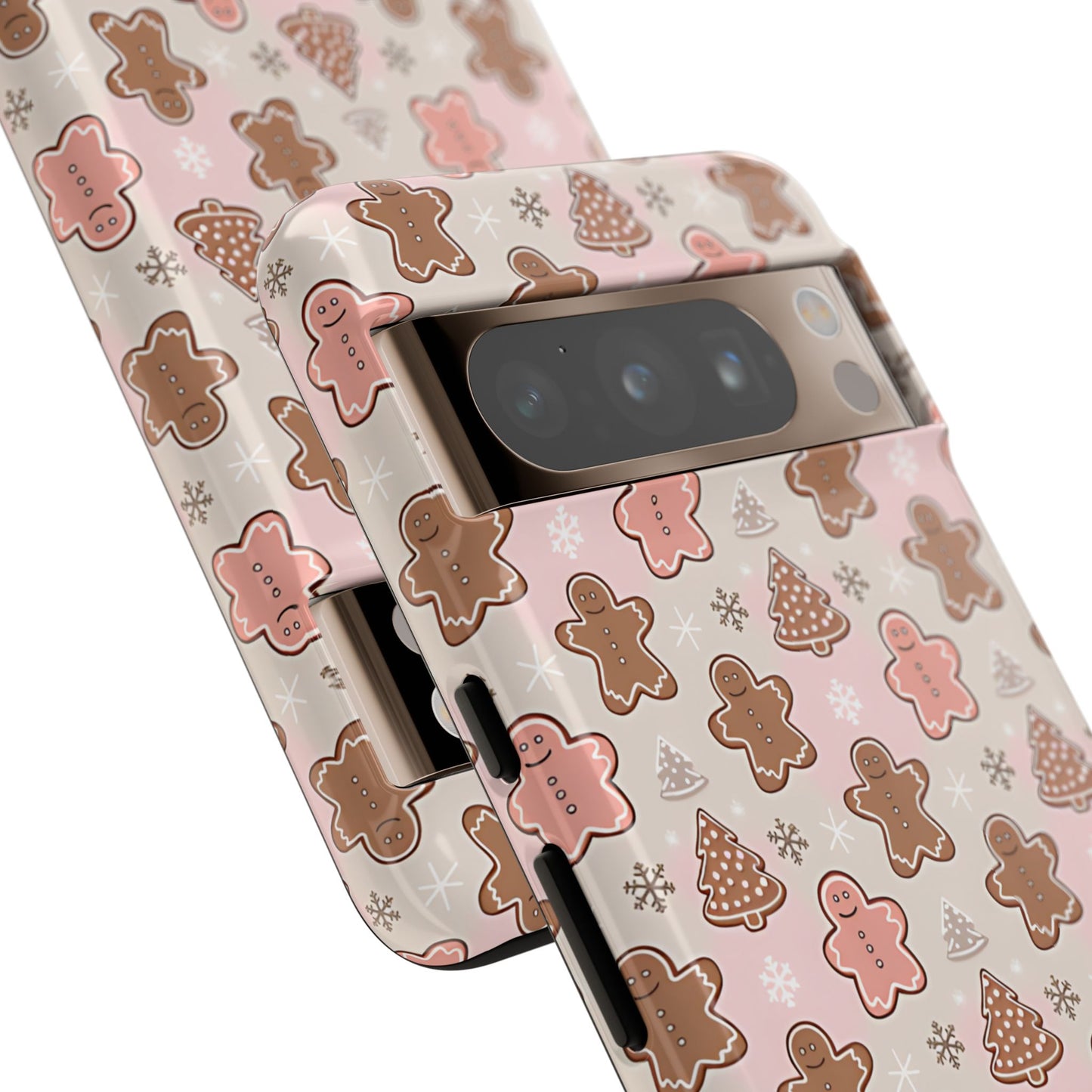 Gingerbread Men & Xmas Tree Pattern Tough Phone Case